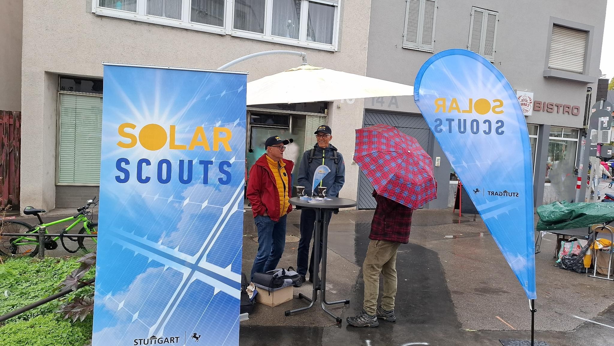 Die SolarScouts beim Knausbirasonntag in Hedelfingen
